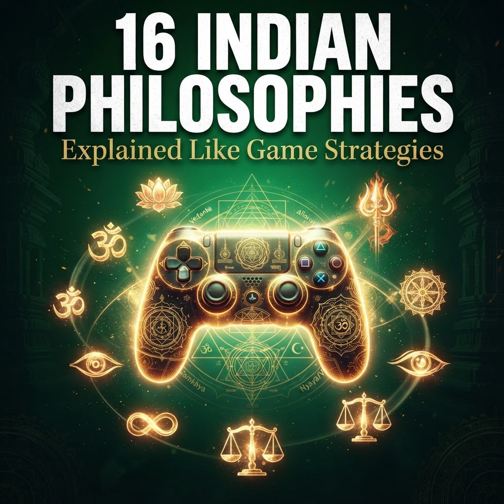 16 Indian Philosophies Explained Like Game Strategies thumbnail