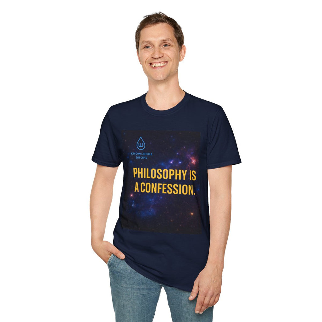 Philosophy is a Confession Galaxy T-Shirt